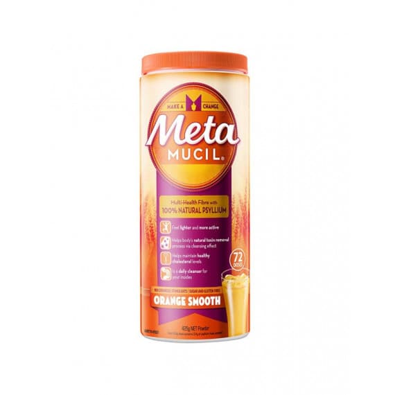 Metamucil Orange Smooth Fibre Powder 72 Doses 425g