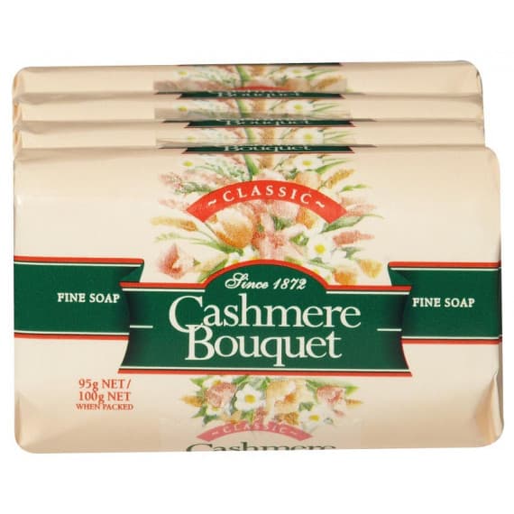 Cashmere Bouquet Soap 4 Pack Classic