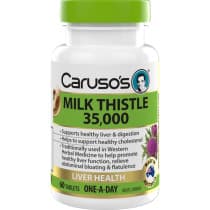 Carusos Milk Thistle 60 Tablets