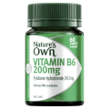 Natures Own Vitamin B6 200mg 60 Tablets