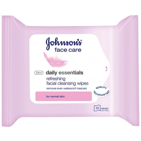 Johnsons Facial Cleansing Wipes Normal Skin 25 Wipes