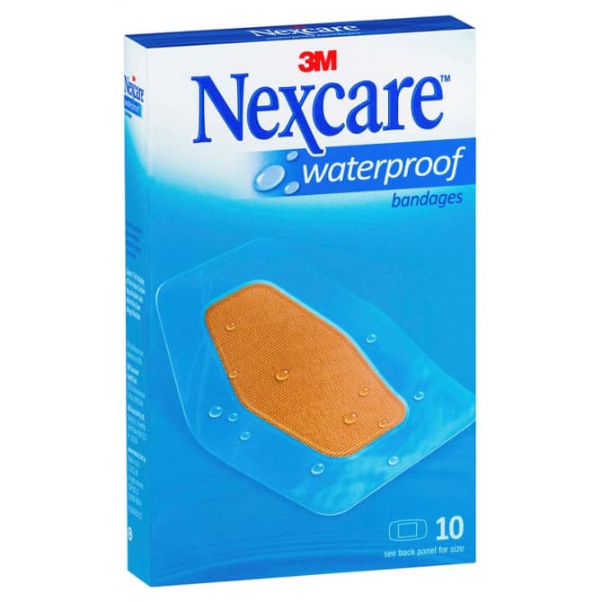 Buy Nexcare Waterproof Bandages Large 10 Pack Online Pharmacy Direct