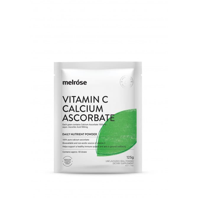 Buy Melrose Vitamin C + Calcium Ascorbate 125g Online Pharmacy Direct