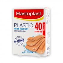 Elastoplast Plastic Water-Resistant Strips Assorted 40 Pack