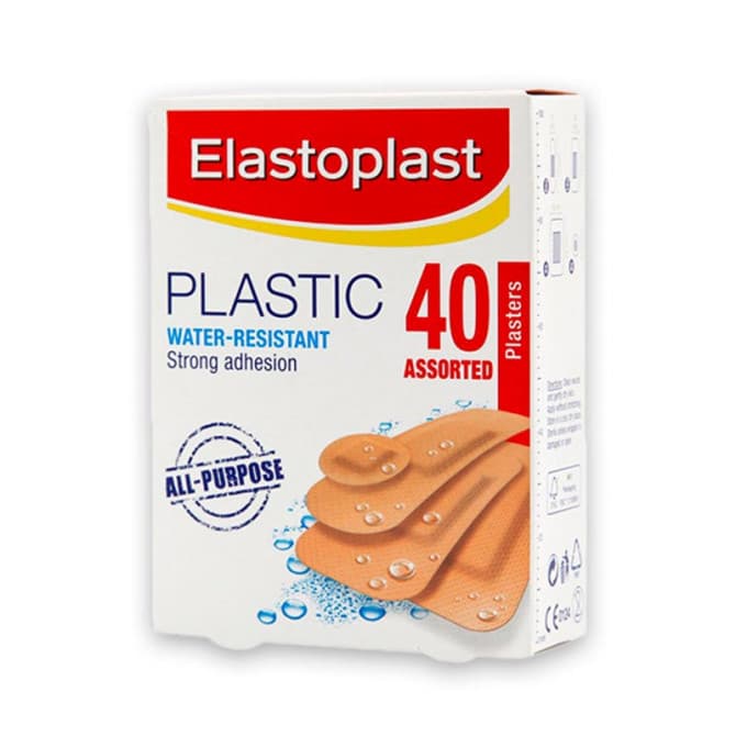 Buy Elastoplast Plastic WaterResistant Strips Assorted 40 Pack Online