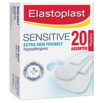 Elastoplast Sensitive Extra Skin-Friendly Plasters Assorted 20 Pack