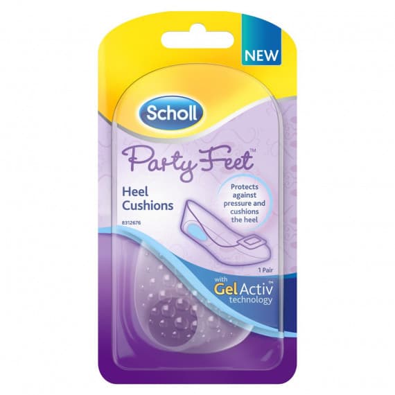 Scholl Party Feet Invisible Gel Heel Cushion 1 Pair