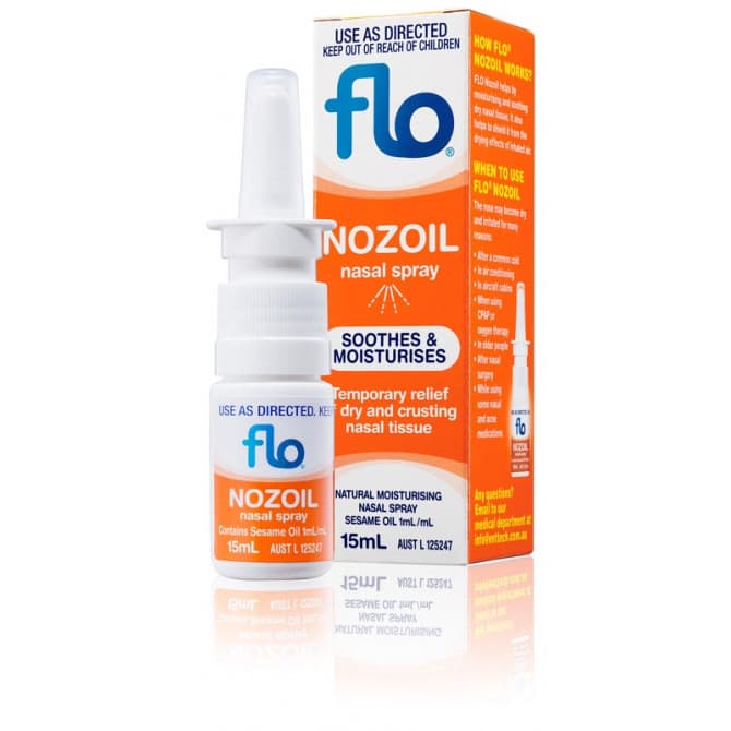 Buy Flo Nozoil Sesame Seed Oil Spray 15ml Online Pharmacy Direct