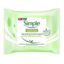 Simple Kind to Skin Cleansing Facial Wipes 25 Wipes