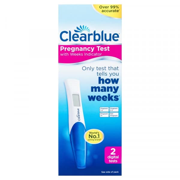 Buy Clearblue Pregnancy Test With Weeks Indicator Digital Test 2 Test