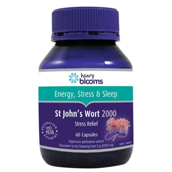 Henry Blooms St. Johns Wort 2000mg 60 Capsules