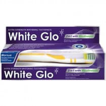 White Glo 2 in 1 Toothpaste With Mouth Wash 150g