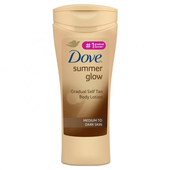Dove Summer Glow Gradual Self Tan Body Lotion Medium to Dark 250ml