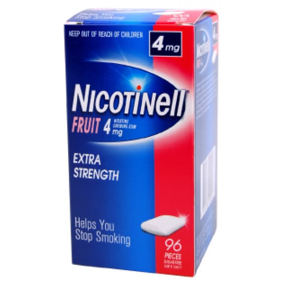 Nicotinell Gum Fruit 4mg 96 Pieces