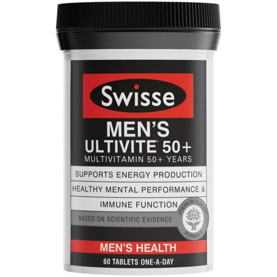 Swisse Mens Ultivite 50+ 60 Tablets