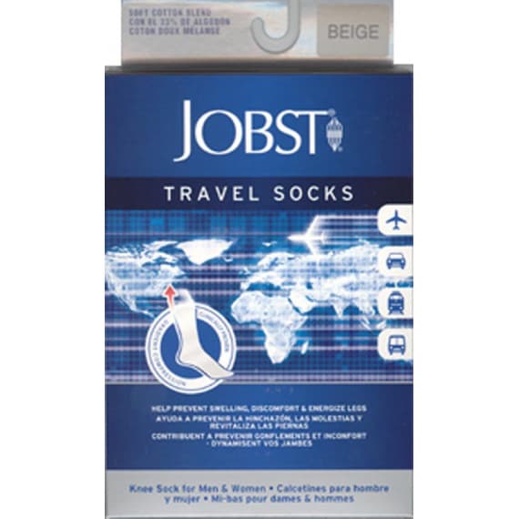 Jobst Travel Socks Size 4 Beige