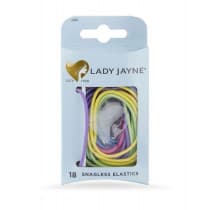 Lady Jayne Assorted Snagless Elastics 18 Pack