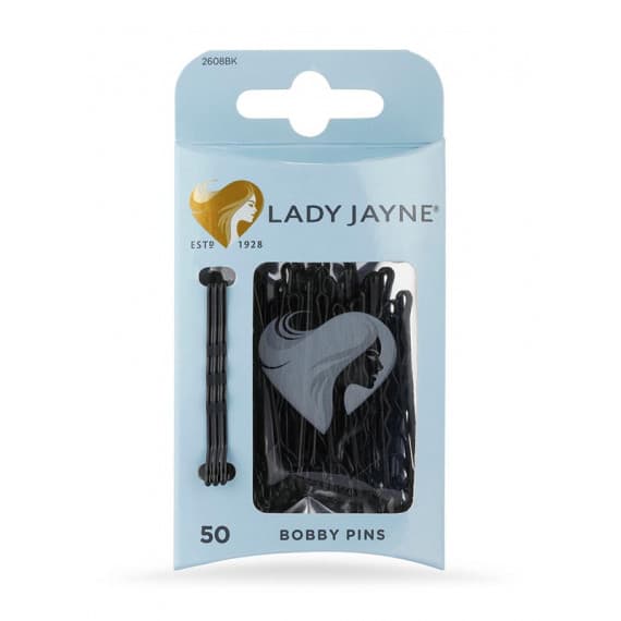 Lady Jayne Black Bobby Pins 50 Pack