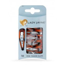 Lady Jayne Shell One Touch Clips 10 Pack