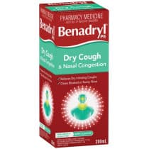 Benadryl PE Dry Cough & Nasal Congestion 200ml