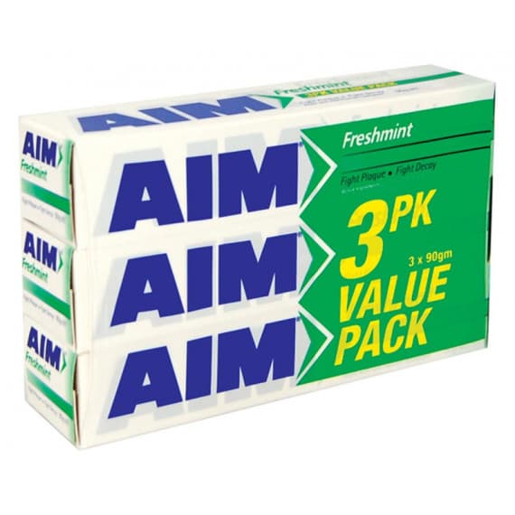 Aim Toothpaste Freshmint Triple Pack 90g