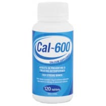 Cal 600 Calcium Supplement 120 Tablets