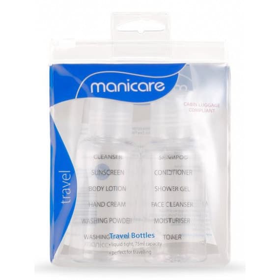 Manicare Travel Bottles 2 Pack