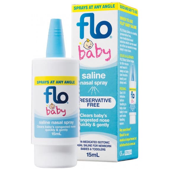 Buy Flo Saline Nasal Spray For Babies 15ml Online Pharmacy Direct