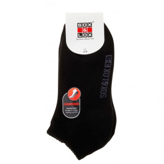ladies black sports socks