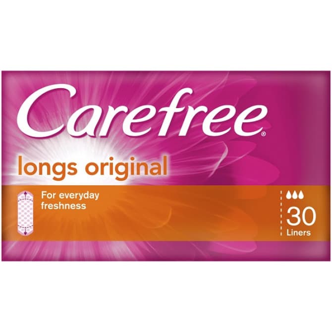 Buy Carefree Original Long Unscented Liners 30 Pack Online Pharmacy