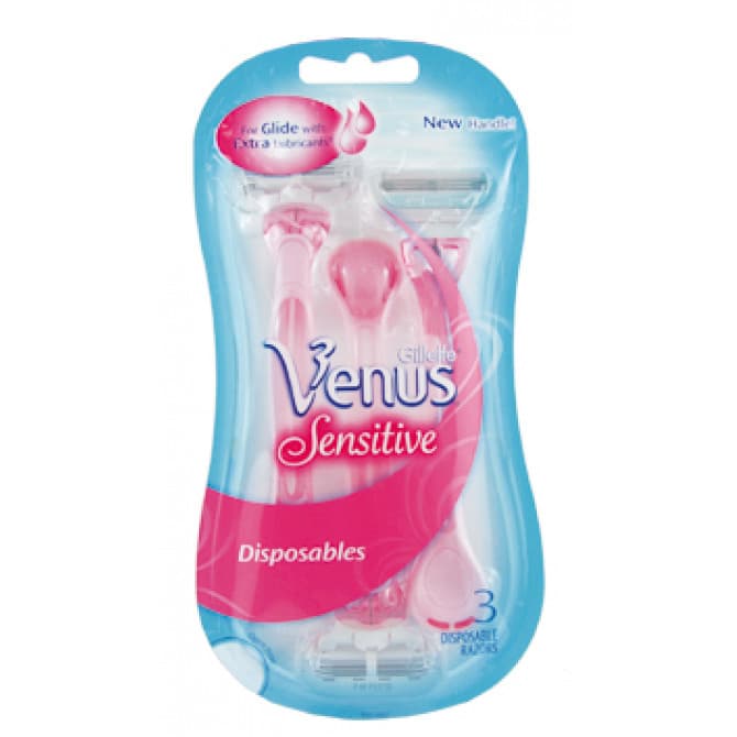 Buy Gillette Venus Sensitive Disposable Razors 3 Pack Online Pharmacy