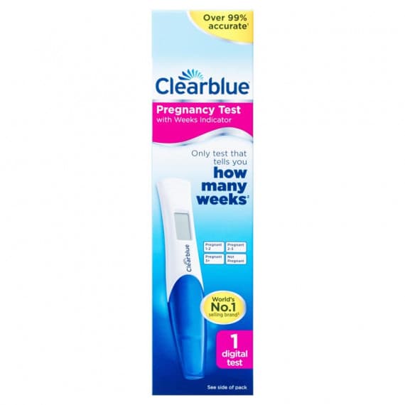 Buy Clearblue Pregnancy Test With Weeks Indicator Digital Test 1 Test