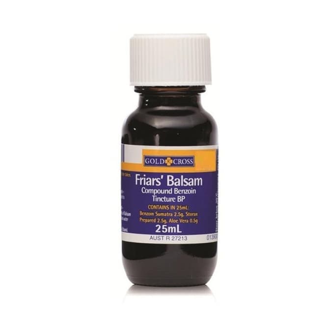 Buy Gold Cross Friars Balsam 25ml Online Pharmacy Direct