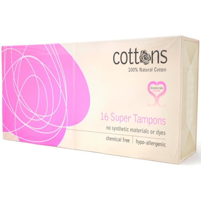 Buy Cottons Super Tampons 16 Pack Online Pharmacy Direct