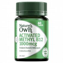 Natures Own Activated Methyl B12 60 Tablets