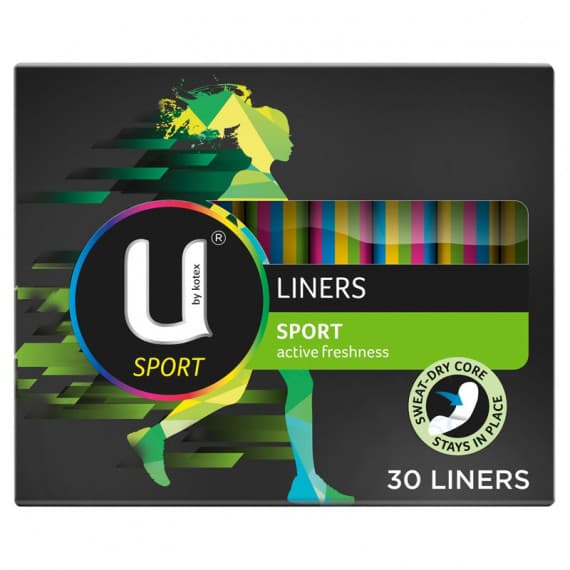 U By Kotex Sport Liners 30 Pack