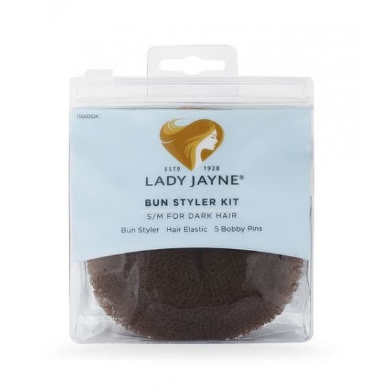 Lady Jayne Dark Bun Styler Kit Small/Medium