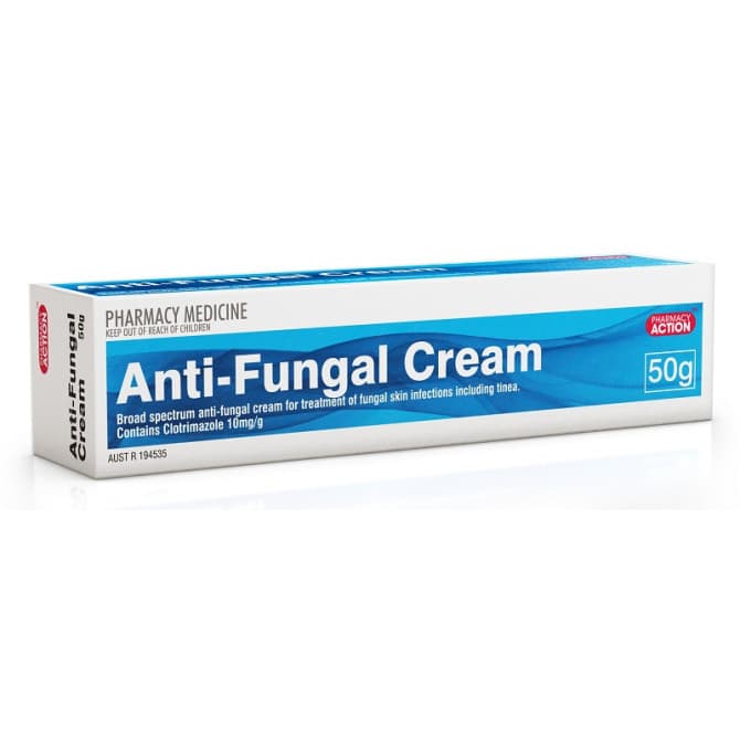 Buy Pharmacy Action Anit-Fungal Cream 50g Online | Pharmacy Direct