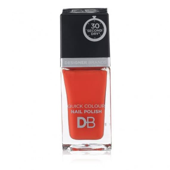 Designer Brands Quick Colour Nail Polish Orange Red