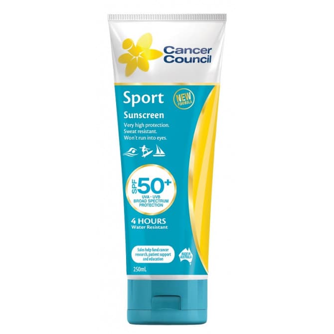 Buy Cancer Council Sport Sunscreen SPF50+ Tube 250ml ...
