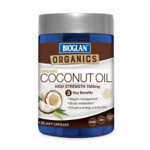 Bioglan Organics Organic Coconut Oil 100 Capsules