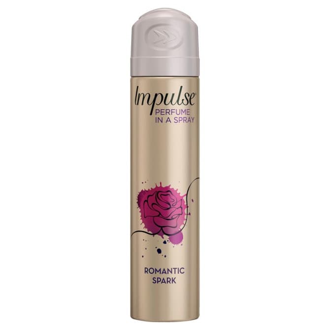 Buy Impulse Women Body Spray Aerosol Deodorant Romantic Spark 75ml Online Pharmacy Direct