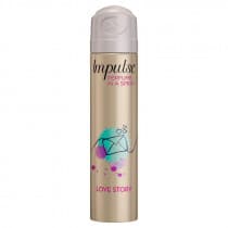 Impulse Body Spray Aerosol Deodorant Love Story 75ml
