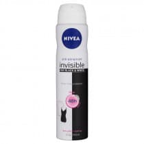 Nivea Invisible For Black & White Clear Aerosol Spray Deodorant 250ml