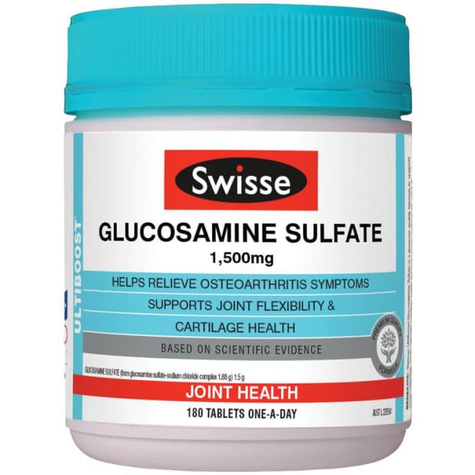 Buy Swisse Ultiboost Glucosamine Sulfate 1500mg 180 Tablets Online