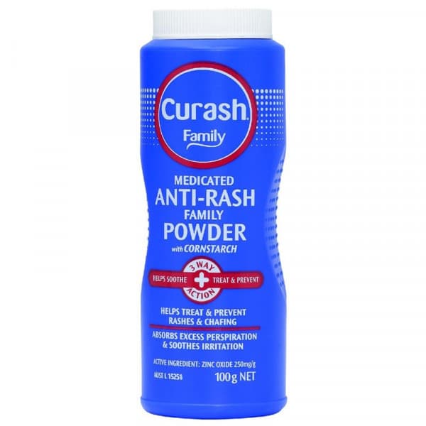 Buy Curash Family Medicated AntiRash Powder 100g Online Pharmacy Direct