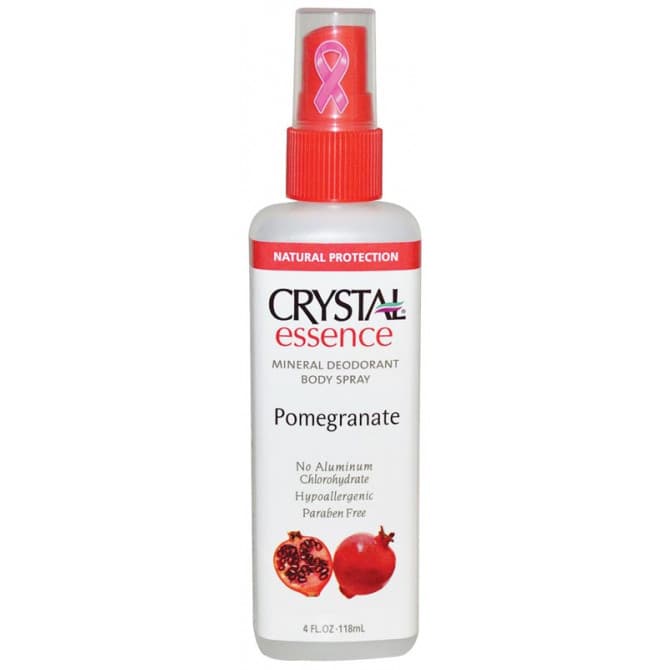 Buy Crystal Essence Mineral Deodorant Spray Pomegranate 118ml Online