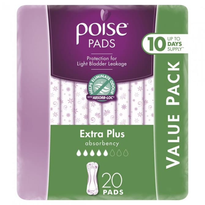Buy Poise Pads Extra Plus 20 Pack Online