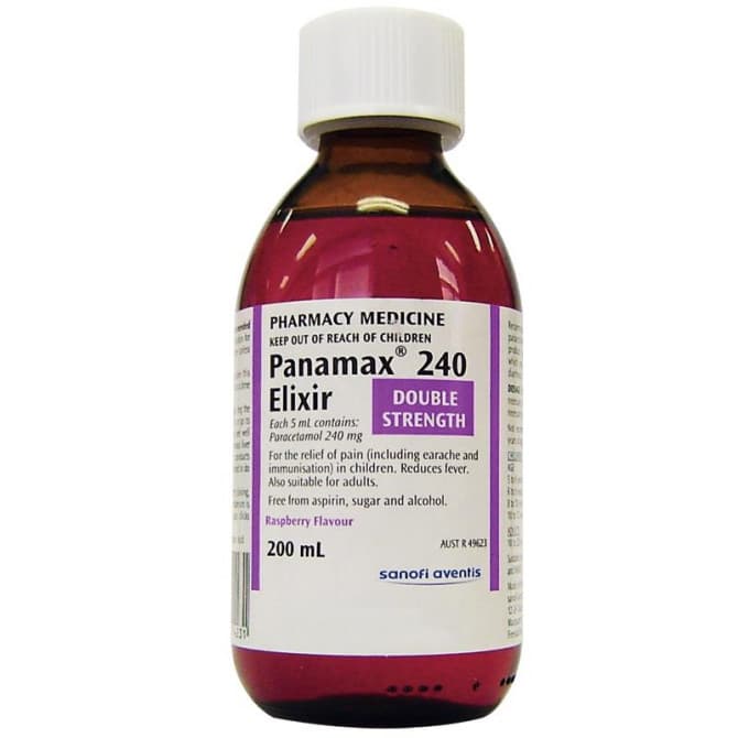 Buy Panamax 240mg Elixir 200ml Online Pharmacy Direct