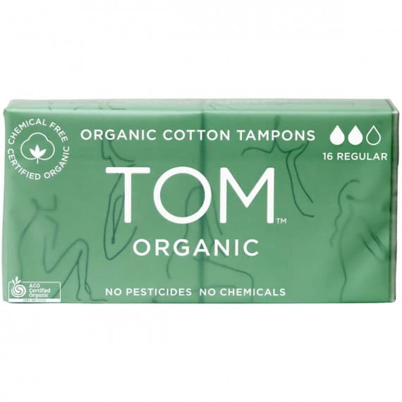 Buy TOM Organic Regular Tampons 16 Pack Online Pharmacy Direct